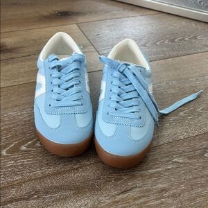 Light Blue Madden Girl Sneakers with White Accents